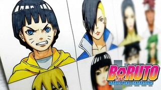 Drawing Himawari as a Boy Part 2 | Gender Swap | Boruto Naruto ナルト| #62