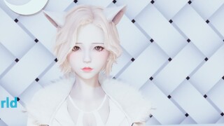 [MMD] สาวน้อยขาเรียวสวยหูแมว โปรยเสน่ห์ด้วยท่าเต้นรัวๆ