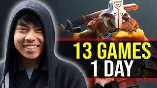 ANA Nonstop Playing DOTA - 13 Games in 1 Day!