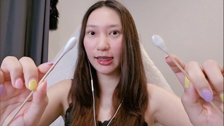 ASMR Roleplay Ear Cleaning จ้างแฟนสาวทำความสะอาดหูด้วยชาบู 💘