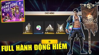 Cách Mở Hộp Hành Động 25KC Toàn Đồ Hiếm - Nhận Emote Cắm Cờ, Emote Cobra, ALok Siêu Rẻ || Free Fire