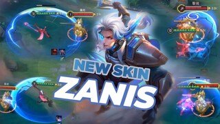 NGOẠI HÌNH + HIỆU ỨNG TRANG PHỤC TRIỆU VÂN CHIẾN BINH TƯƠNG LAI | NEW SKIN ZANIS - ARENA OF VALOR