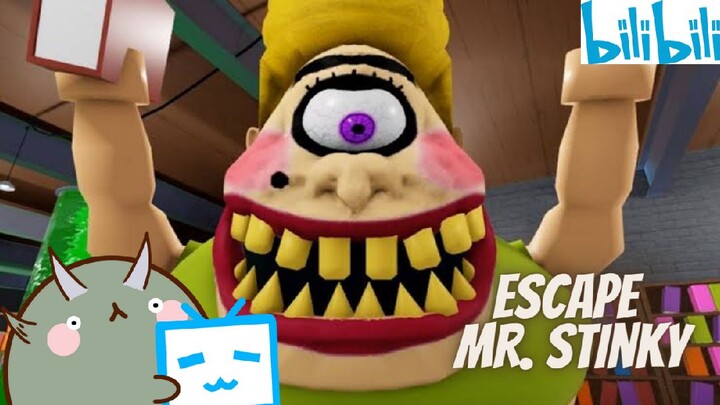 Escape Mr. Stinky - ROBLOX - Ingay ko daw sa Library sabi nung Librarian!