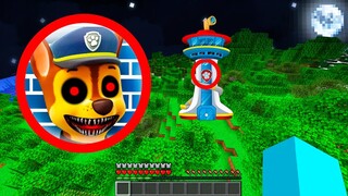 EL SECRETO DE LA BASE SECRETA DE PAW PATROL.EXE EN MINECRAFT