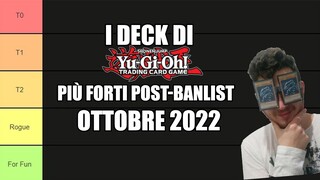 Meta shift? Quali saranno i deck di Yu-Gi-Oh! TCG più forti di ottobre 2022 POST BANLIST? - Tierlist