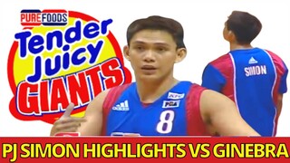 PETER JUNE SIMON THROWBACK HIGHLIGHTS VS GINEBRA SAN MIGUEL | 2009-2010 KFC PBA PHILIPPINE CUP