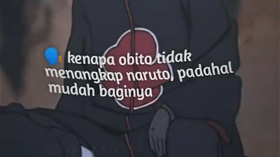 kenapa Obito tidak menangkap Naruto padahal mudah baginya?