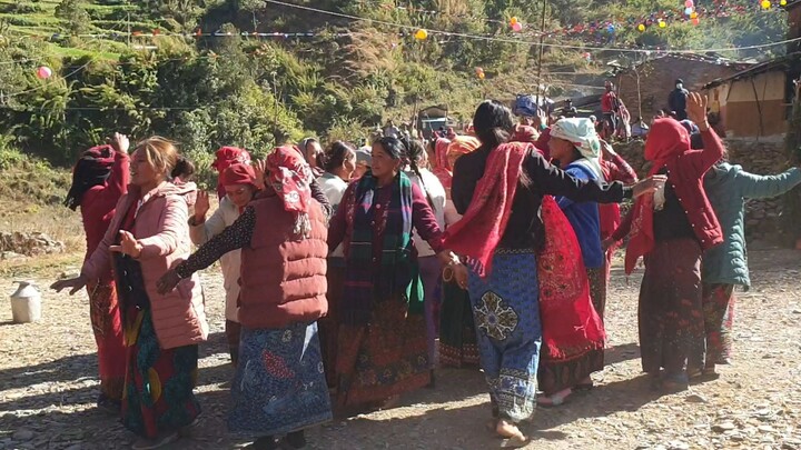 group dance in Naumati baja | Nepalese Traditional cultural dance and music |