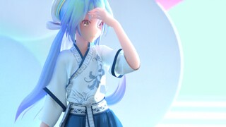 [Hatsune Miku MMD] กระจกแนวตั้งจำลองสาวในเมืองที่บริสุทธิ์และไร้ที่ติ