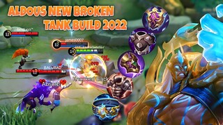 ALDOUS MIDLANE NEW BROKEN TANK BUILD FOR MELEE CC HEROES🔥 | ALDOUS BEST BUILD 2022