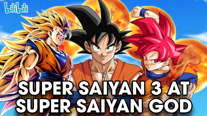 ANG SUPER SAIYAN GOD AT SUPER SAIYAN 3 FORM NI SON GOKU