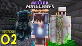 MASUK KE DIMENSI WARDEN & BASEMENT VILLAGER! - Better Minecraft Modpack Eps. 2