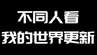 不同的人看待我的世界史诗级更新，某易人：什么是更新