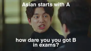 K-drama being typical asian