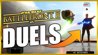 WHAT A COMEBACK 😱 Star Wars Battlefront 2 Gameplay Lightsaber Duels