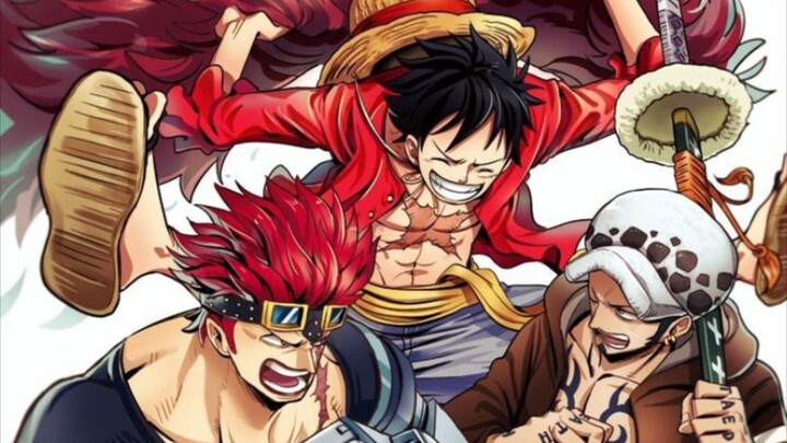 Luffy law kun and captain kid