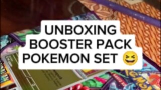 Unboxing Booster Pack Pokemon 😆