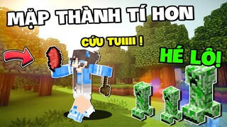 MẶP DORAM BỊ HÓA TÍ HON | SINH TỒN MINECRAFT #1