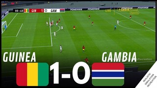 GUINEE 1-0 GAMBIE / Résumé • Simulation et loisirs de jeux vidéo