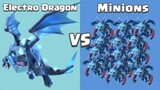 Every Level Minion VS Every Level Electro Dragon | Clash of Clans