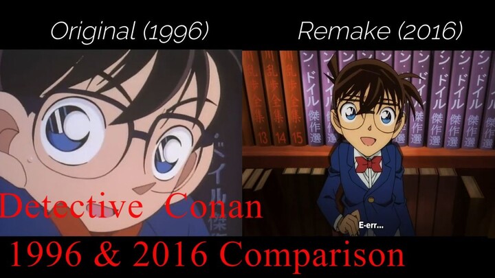 Detective Conan 1996 & 2016 Comparison | Fun 4U