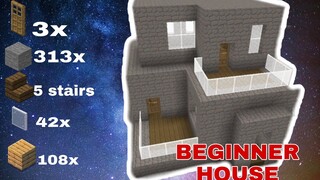 BLOCKMAN GO 10x10 STONE HOUSE FOR BEGINNERS IN SKY BLOCK (BlockMan Go:Blocky Mods