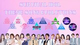 Survival Idol Theme Song Evolutions "PICK ME" | PRODUCE101 KOREA, CHINA, JAPAN X GIRLS & BOYS PLANET