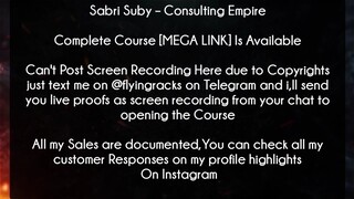 Sabri Suby Course Consulting Empire Download