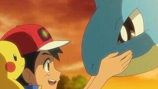 Pokémon Master 07: Pisahkan segera setelah naga kembali, Ash menangkap Paus Mengaum dengan tangan ko