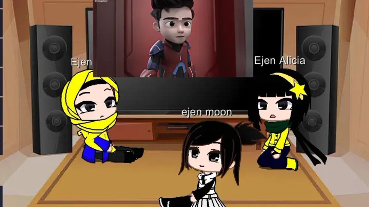 ejen Iman and ejen Alicia ejen moon reacting to Ali and some ejen ali edits