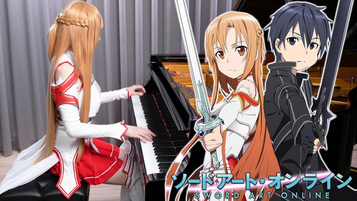 【久违的星爆起来吧！】刀剑神域名曲「Swordland / 梶浦由记」钢琴演奏 Ru's Piano | Sword Art Online OST