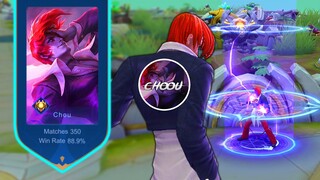 MY 350 MATCHES CHOU ft. IORI YAGAMI FREESTYLE !!! - MLBB