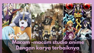 Macam - Macam Studio Anime Dengan Karya Terbaiknya