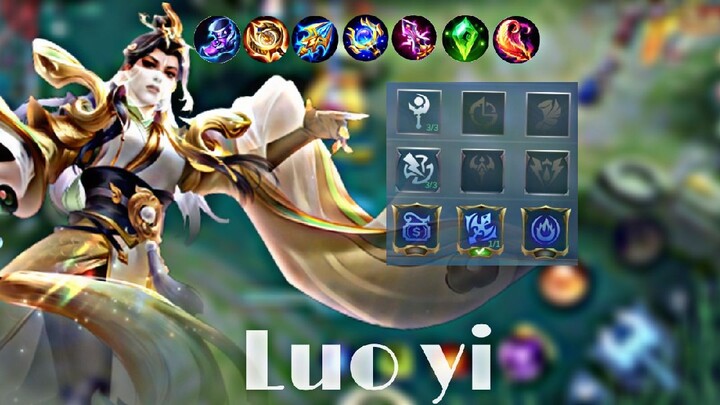 LUO YI COLLECTOR ( BUILD & EMBLEM ) 1hit😳