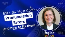 Pronunciation errors