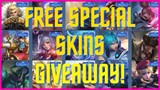 FREE SPECIAL SKIN GIVEAWAY MOBILE LEGENDS NOVEMBER 2021 | FREE SKIN GIVEAWAY MLBB NOVEMBER 2021