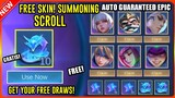 FREE DRAWS PSIONIC ORACLE! GET 30X TOTAL SCROLL DRAWS | GET FREE EPIC SKIN IN MOBILE LEGENDS
