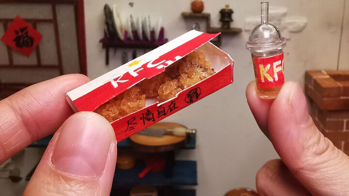 [Makanan]Dapur Mini: Modal Kurang Dari 1 Yuan Membuat Set KFC 50 Yuan