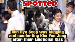 AHN HYO SEOP WAS SPOTTED HUGGING AND COMFORTING KIM YOO JUNG AFTER THEIR EMOTIONAL KISS🥰