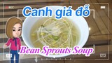 Funny recipes  - Canh giá đỗ (Bean sprouts soup)  / Món ăn Hàn Quốc - Korean food