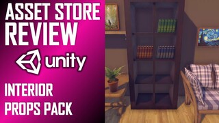 UNITY ASSET REVIEW | INTERIOR PROPS PACK | INDEPENDENT REVIEW BY JIMMY VEGAS ASSET STORE