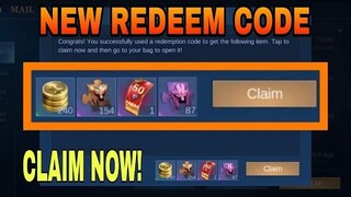 NEW FREE REDEEM CODE JANUARY 16 2022 (3 NEW DIAMOND REDEEMTIO'N CODES) MOBILE LEGENDS