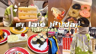 my late birthday🥳❕vlog real life#11 - what i eat in my bdayy w/ marsya & sulthan🎂 -