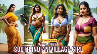 South Indian Village Girl | AI Model Lookbook of a Fashion Photoshoot #desilook #desistyle