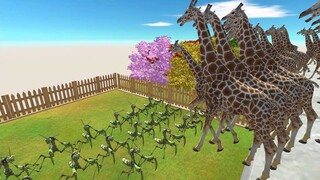 ⚡ Wild Animals Jumps into Praying Manthis World. 🦖 Animal Revolt Battle Simulator