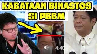 MARCOS SCHOOL BINASTOS NG DILAWAN REACTION VIDEO