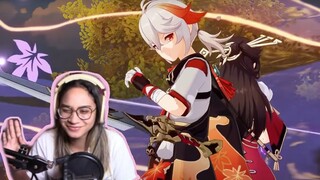 Character Demo - "Kaedehara Kazuha: Wandering Winds" Reaction! | Genshin Impact | Lorie on Twitch