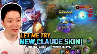 Gosu General picked Claude in 5men high rank gameplay | Mobile Legends