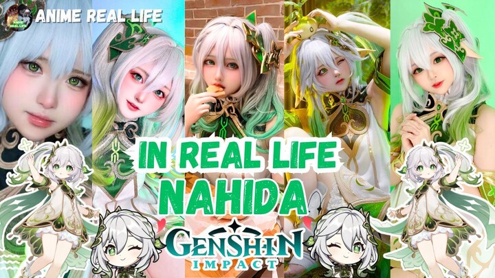 NAHIDA IN REAL LIFE, ANIME IN REAL LIFE, COSPLAY NAHIDA, COSPLAY IMUT, COSPLAY ANIME, COSPLAY VIDEO