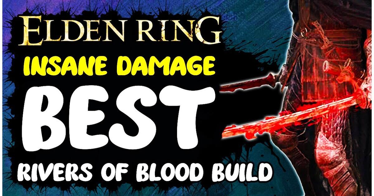 Elden ring bleeding build. Rivers of Blood elden Ring.